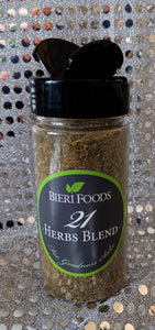 Bieri Foods 21 Herbs & Spices Blend 4 oz. shaker
